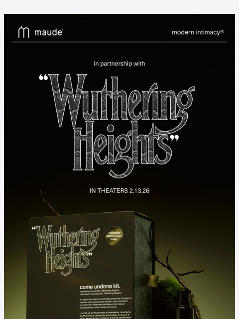 getmaude newsletter: new: come undone kit.