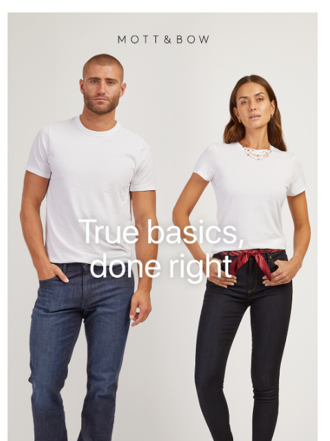 mottandbow newsletter: The smarter way to build your wardrobe.