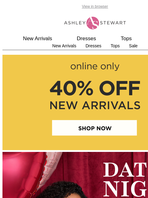 ashleystewart newsletter: Re: Your V-Day plans