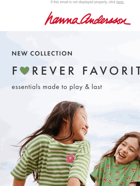 hannaandersson newsletter: NEW Outfits Made Easy (And Fun!)