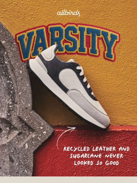 allbirds newsletter: Retro Vibes. Modern Comfort.
