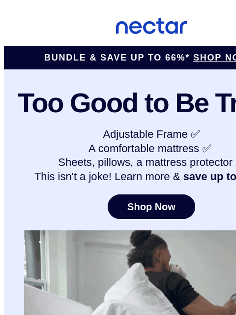 nectarsleep newsletter: Level up your mattress game with us! 🕹️🎮