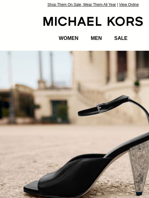 michaelkorsmail newsletter: You've Got Up To 60% Off Shoes In Your Size