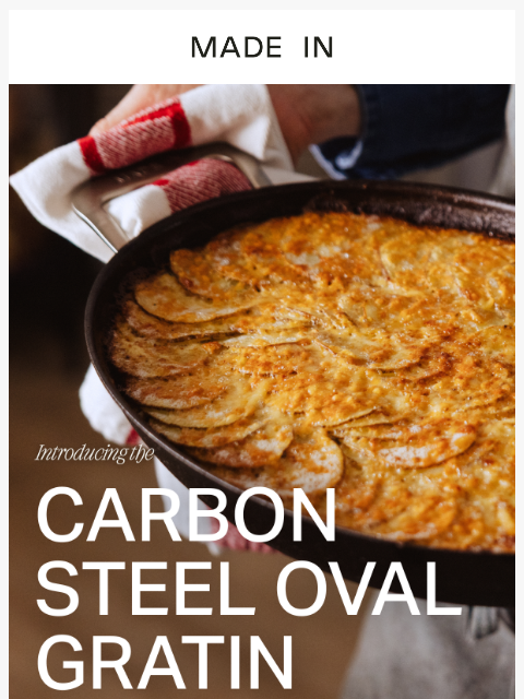 madeincookware newsletter: 4 Reasons Carbon Steel Belongs in Your Oven