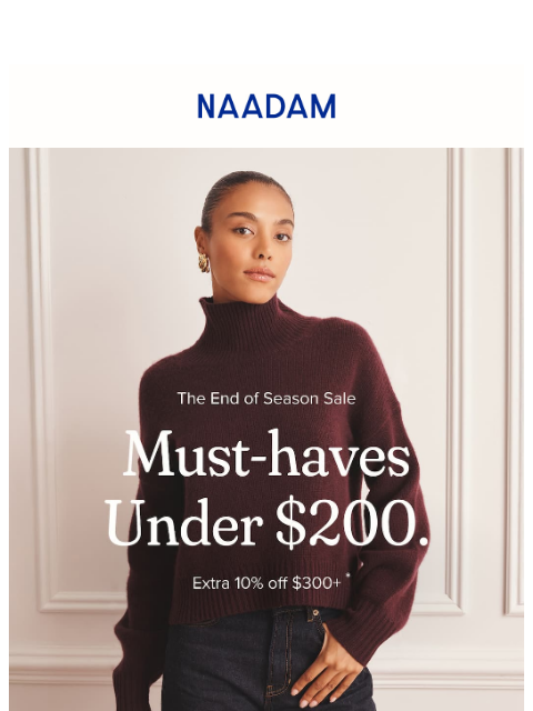 naadam newsletter: Favorites under $200
