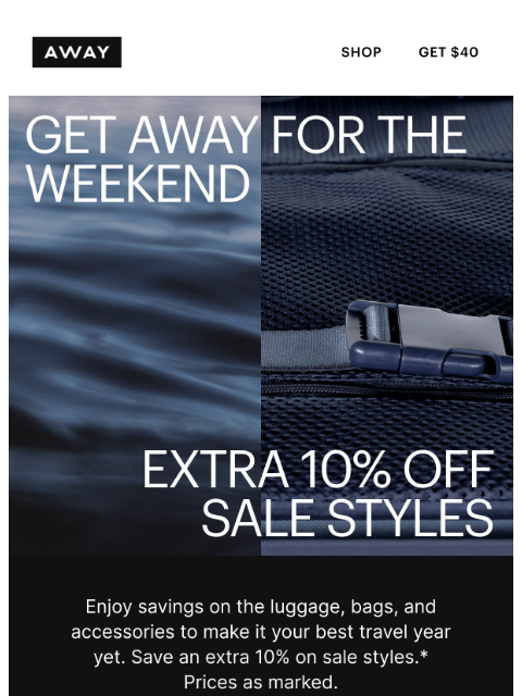 awaytravel newsletter: SALE'S ON SALE