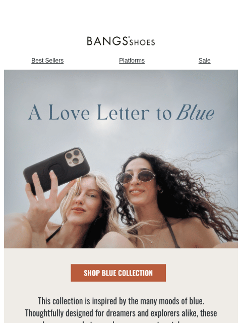 bangsshoes newsletter: A Love Letter to Blue 💙