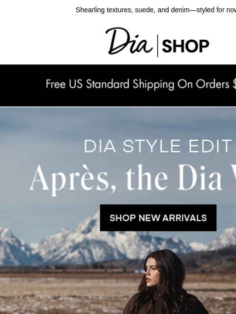 dia newsletter: The Coolest Way to Layer This Winter​