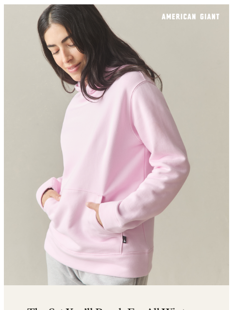 american-giant newsletter: New Colors in our Women's Sweats