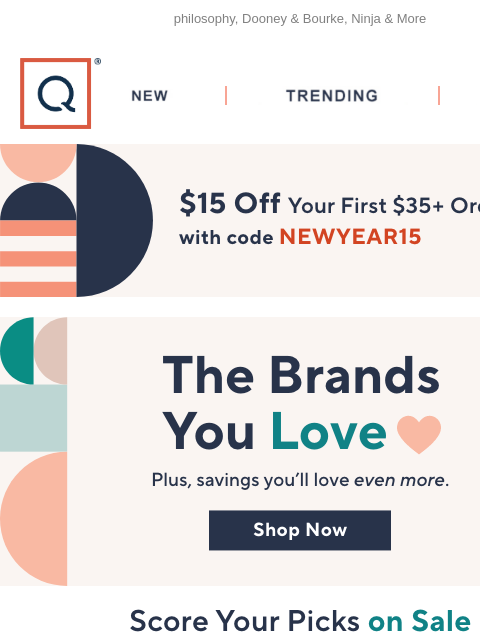 philosophy, Dooney & Bourke, Ninja & More QVC New TRENDING DEALS Unlock $15 off Your First Purchase Brands You love picks on sale tarte Lights, Camera, Lashes! Volumizing Mascara Duo tarte