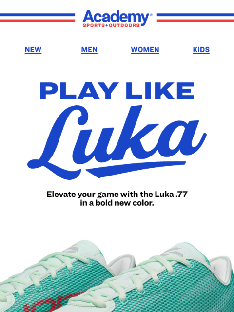academy newsletter: Play Like Luka: NEW Jordan Shoes
