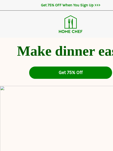 homechef newsletter: Easy meals are waiting for you 🫶