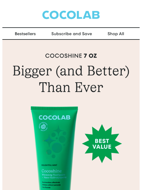 cocolab newsletter: ATTN: a big Cocoshine announcement