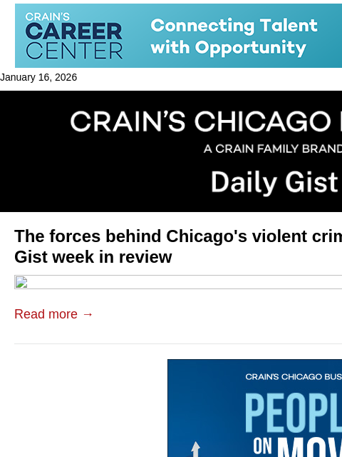 crainalerts newsletter: The forces behind Chicago's violent crime drop: Cr...