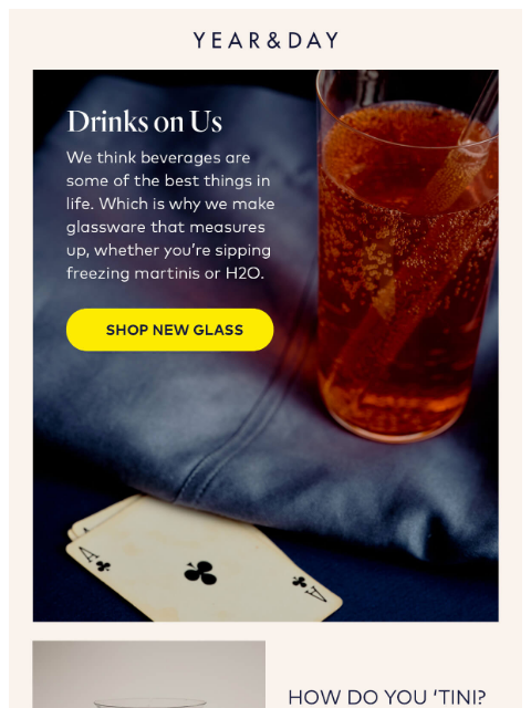 yearandday newsletter: Raise a Glass