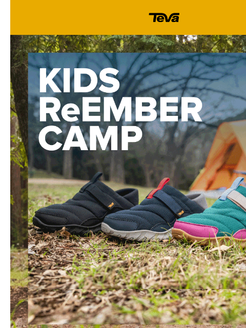 teva newsletter: Kids ReEmber Camp Slip-Ons