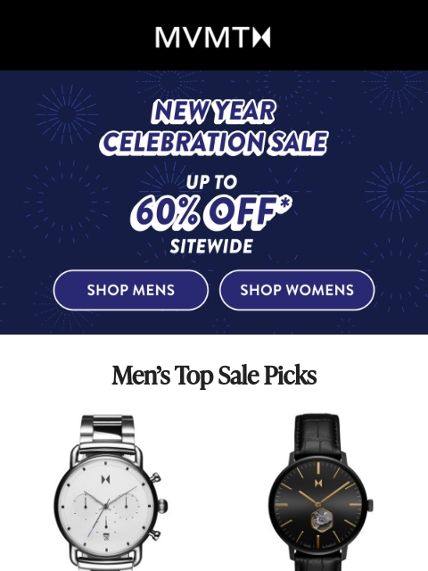 mvmt newsletter: Shop Best of Sale