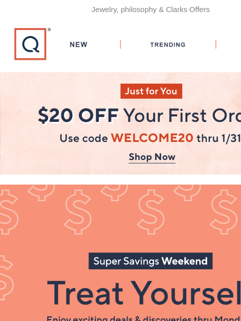 qvcemail newsletter: Treat Yourself to a Weekend of Deals