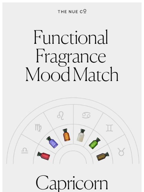 thenueco newsletter: Functional Fragrance Mood Match