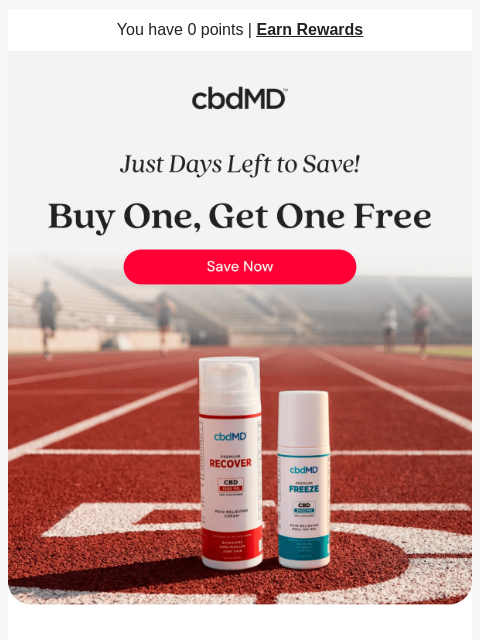 cbdmd newsletter: BOGO Sale Ends in Just a Few Days