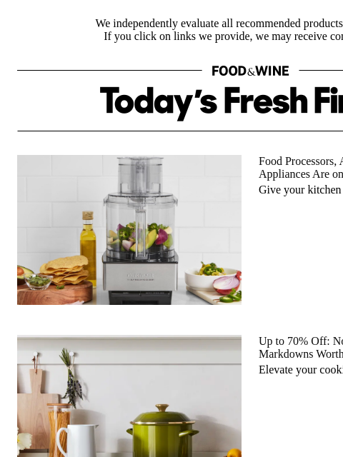 foodandwine newsletter: Start Your Weekend Strong — These Nordstrom Deals ...