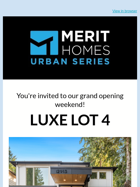 merithomesinc newsletter: NEW LISTING: Luxe Lot 4 in South Rose Hill