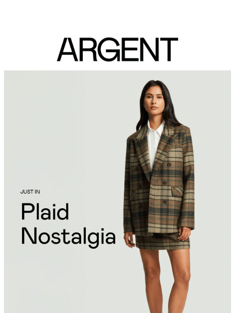 argentwork newsletter: Just In | New Plaids