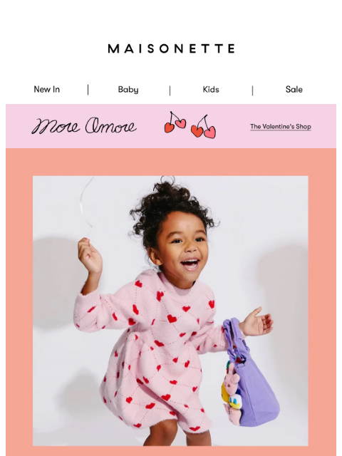 maisonette newsletter: New Arrivals For Valentine's Day ❤️