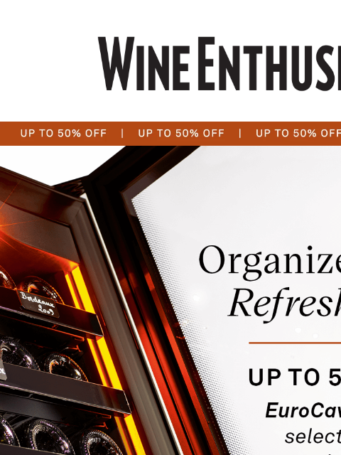 wineenthusiast newsletter: Fresh Upgrades. Same Spirit. 🍷✨