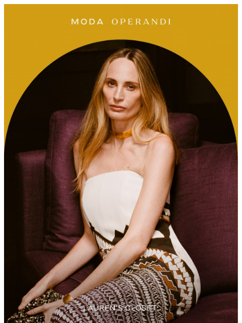 modaoperandi newsletter: A prescription for the winter blues