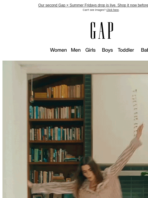 gap newsletter: Gap × Summer Fridays. Part two.