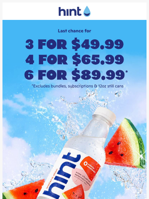 drinkhint newsletter: It’s your last chance to stock up!