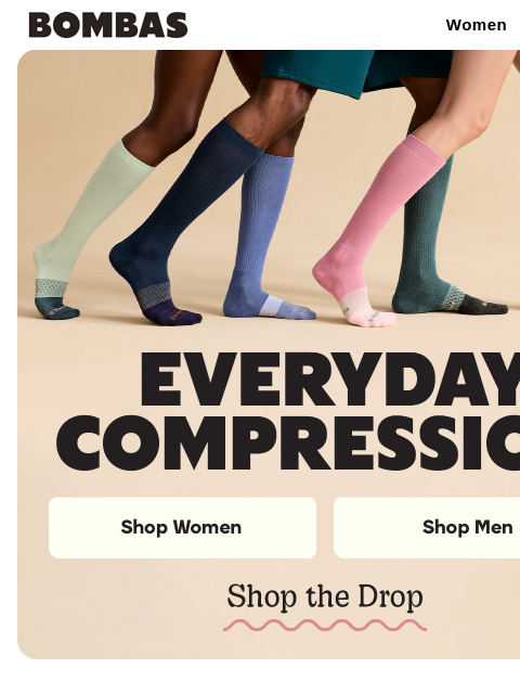 bombas newsletter: NEW Compression Sock Colors