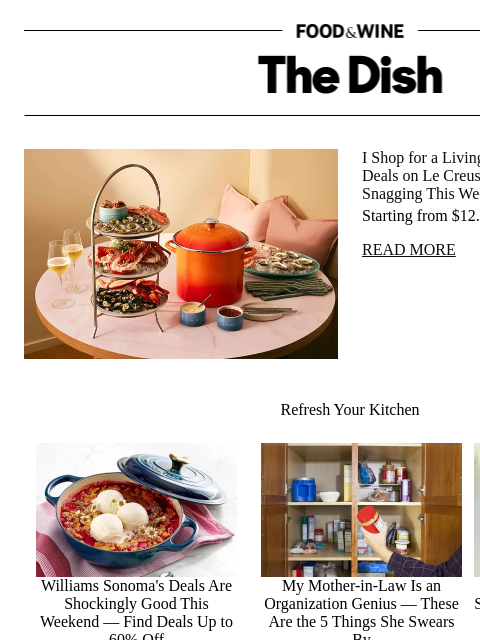 foodandwine newsletter: 10 Amazon Deals I'm Snagging This Weekend (and You...