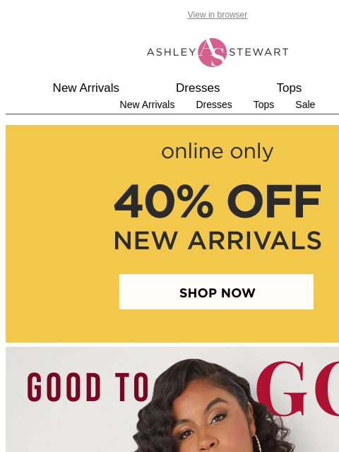 ashleystewart newsletter: New sets to start 2026 off STRONG 💪 AND 40% off