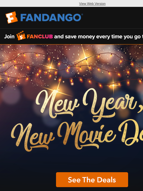 fandango newsletter: Your Deals of the Day