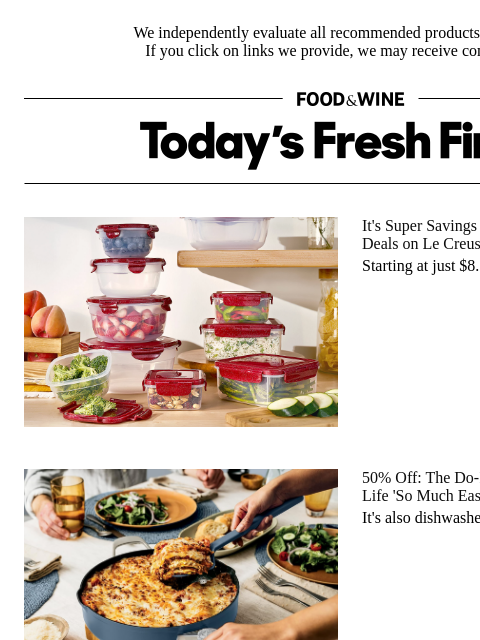 foodandwine newsletter: 50% Off: The Do-It-All Ninja Pan That Makes Life '...