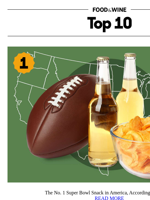 foodandwine newsletter: The No. 1 Super Bowl Snack in America