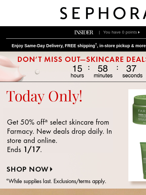 sephora newsletter: New beauty you just can’t miss