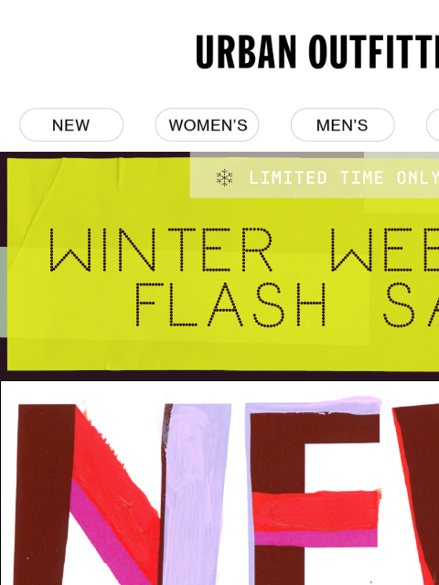 urbanoutfitters newsletter: A NEW ARRIVALS haul 👀