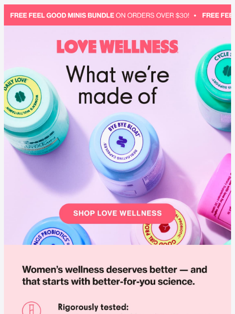 lovewellness newsletter: Wellness for women, by women