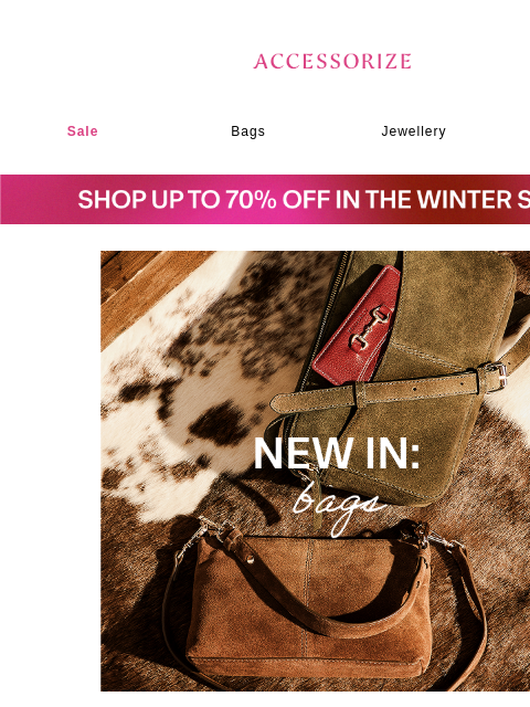 accessorize newsletter: Want a new bag?