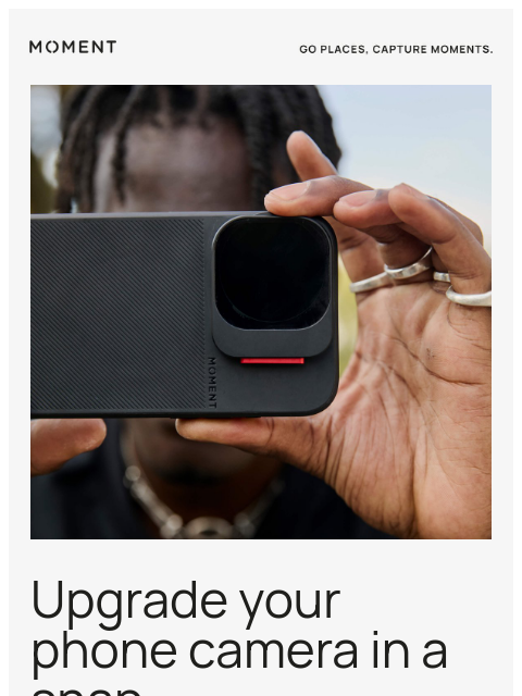 shopmoment newsletter: The Easiest Camera Upgrade for Your Phone