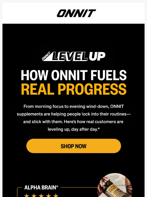 onnit newsletter: See what keeps them going 💪
