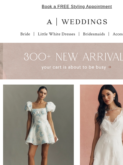 anthropologie newsletter: 300+ new arrivals. Check our math ;)