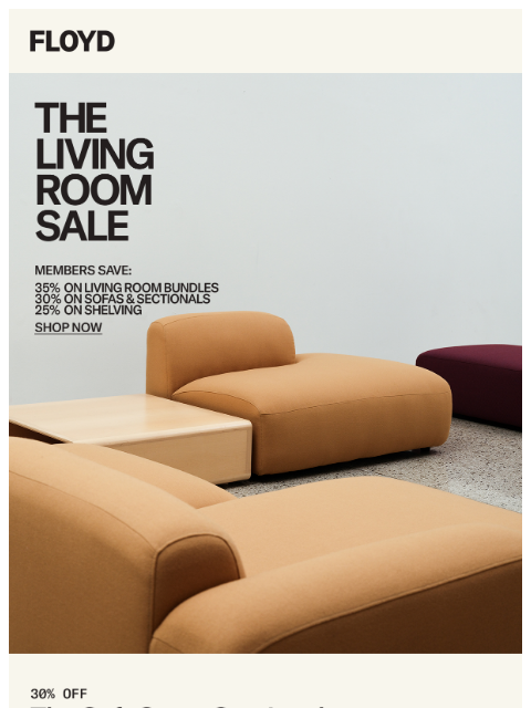 floydhome newsletter: The Soft Serve Sectional