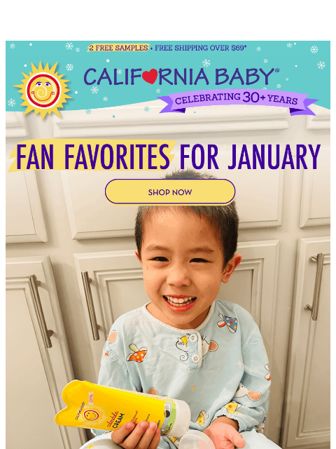 californiababy newsletter: January Fan Favorites Are Here