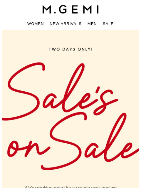 mgemi newsletter: This Weekend Only: Take An Extra 10% Off