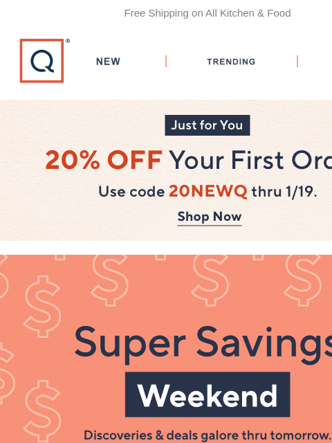 qvcemail newsletter: Ends Soon! Super Savings Weekend