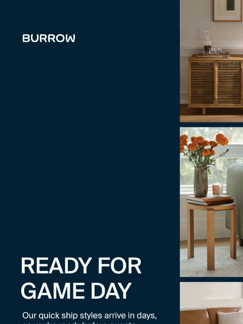 burrow newsletter: Winter Refresh Sale, Up to 35% Off